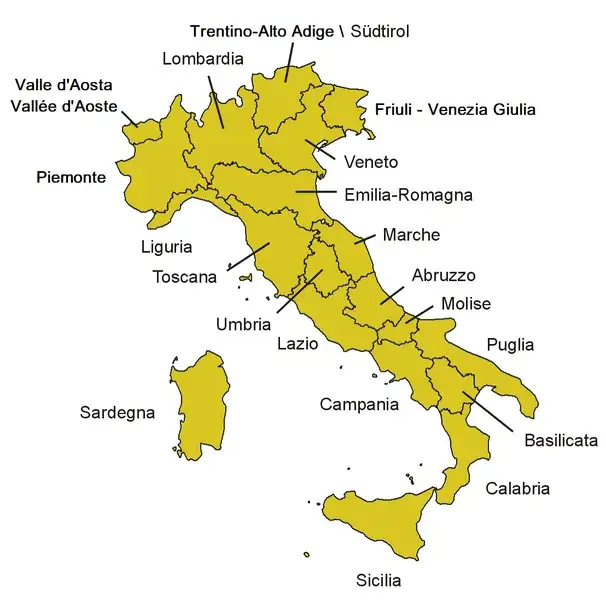 Zdjęcie  Regiony we Włoszech - jak wygląda podział administracyjny państwa w 2023 roku?