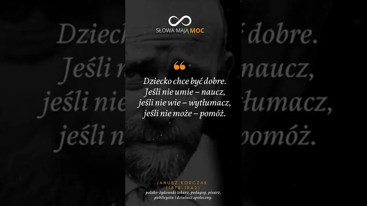 Zdjęcie Janusz Korczak jak kochać dziecko cytaty, które zmienią twoje podejście do wychowania