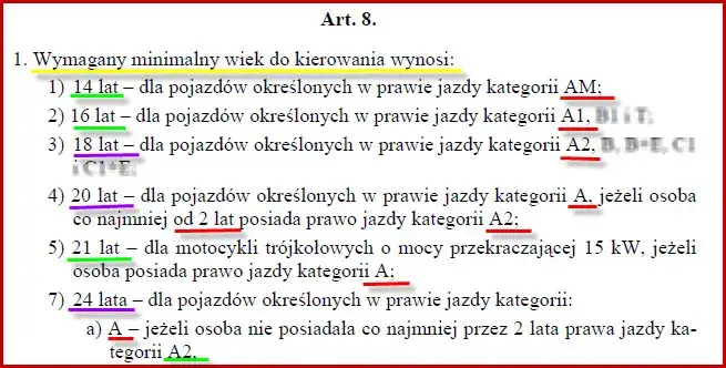 Zdjęcie Ile lat trzeba mieć na prawo jazdy na motor? Wymagania wiekowe i kategorie