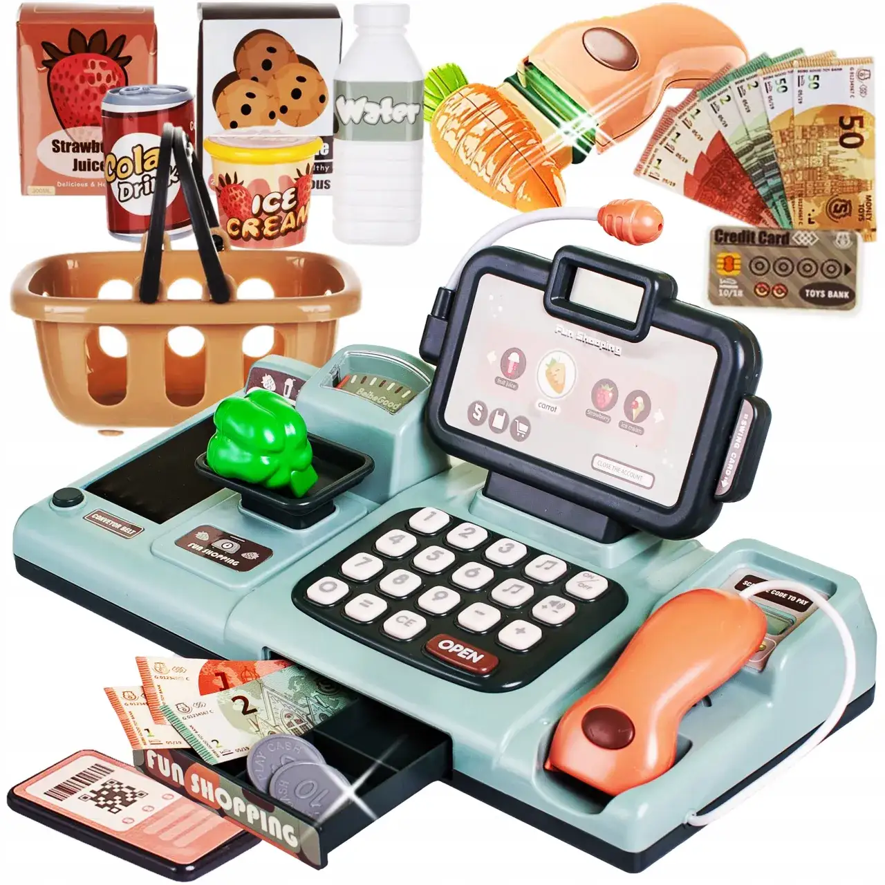 Zdjęcie Kasa zabawka – odkryj edukacyjne korzyści i najlepsze modele dla dzieci