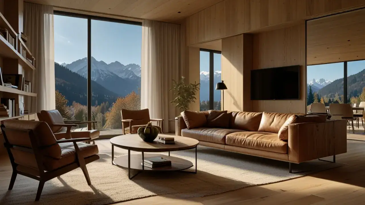 Zdjęcie Dąb alpejski: elegancki wybór drewna do nowoczesnych wnętrz