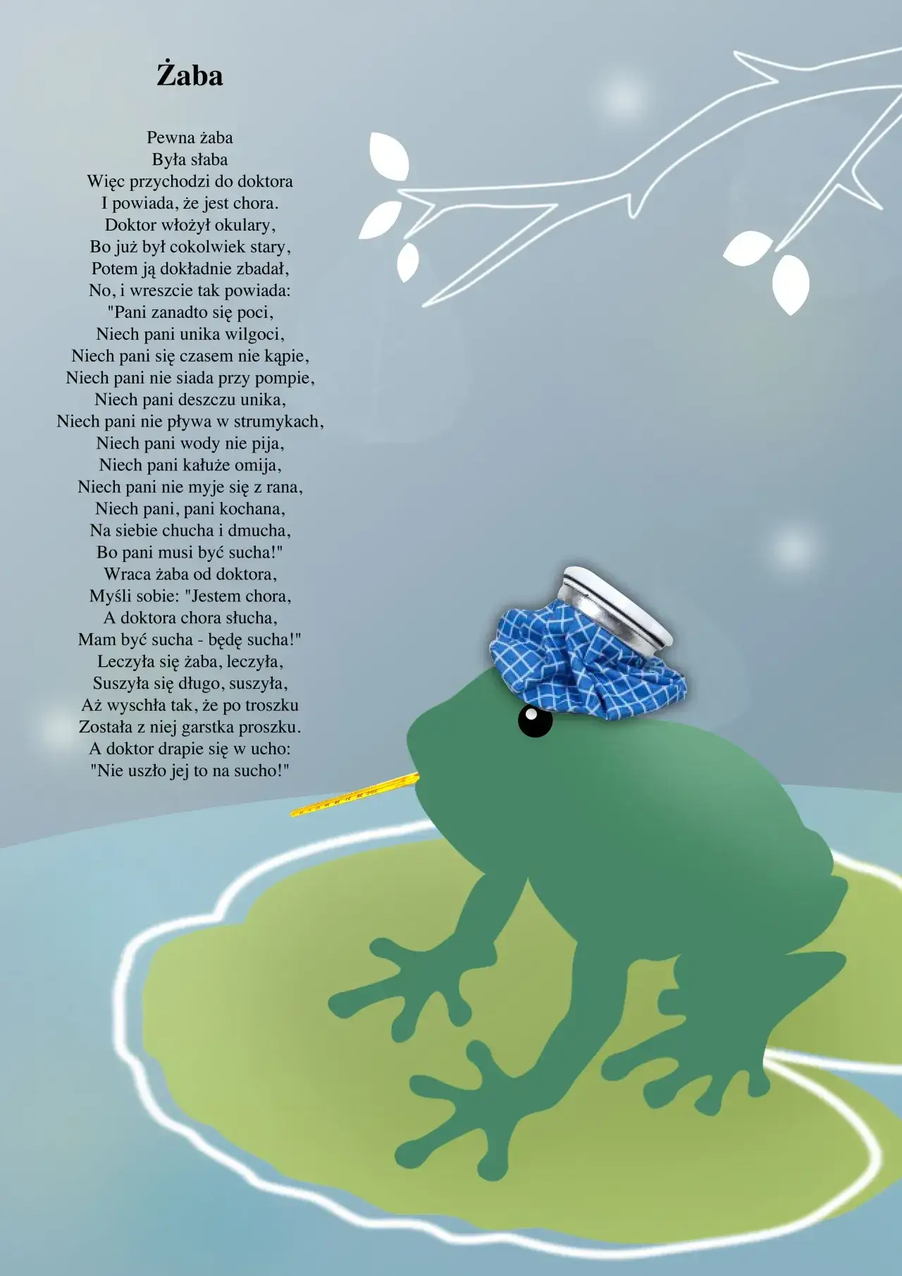 Zdjęcie Jan Brzechwa Żaba wiersz - odkryj głębię humoru i mądrości
