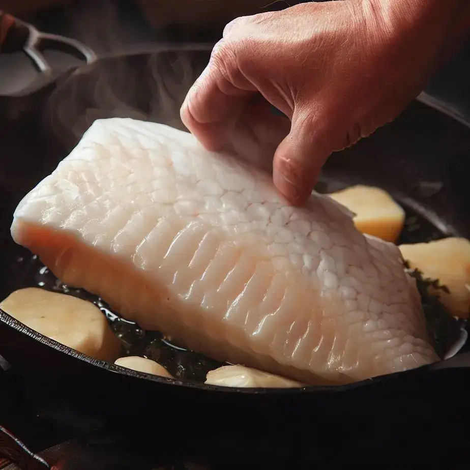 Zdjęcie Jak upiec dorsza na patelni, aby był chrupiący i soczysty