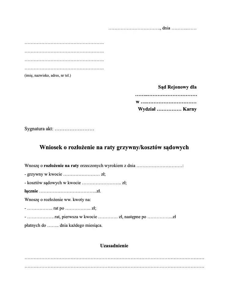 Zdjęcie Na ile rat sąd może rozłożyć zadłużenie? Poznaj kluczowe informacje