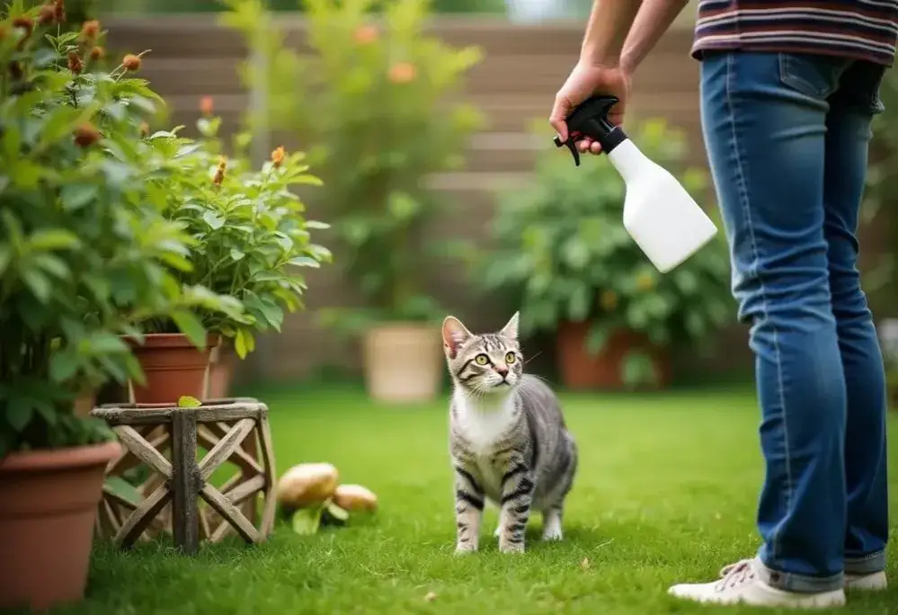 Zdjęcie Skuteczne sposoby na odstraszenie kotów z tarasu - naturalne metody i techniki