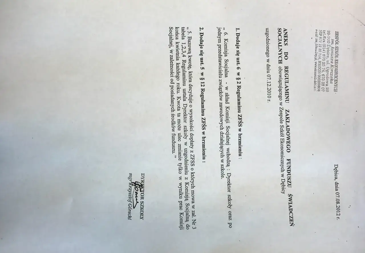 Zdjęcie Jak zmienić regulamin zakładowego funduszu świadczeń socjalnych - kluczowe kroki i procedura