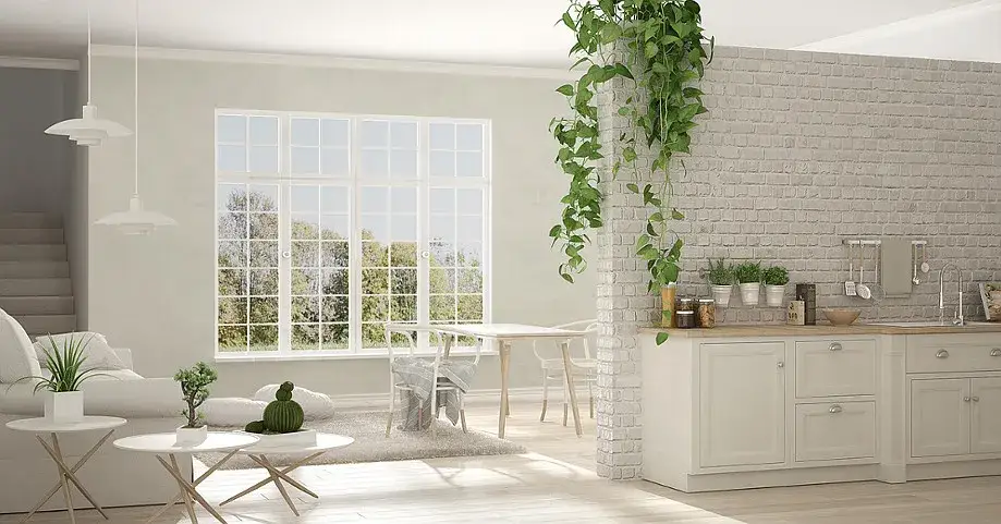 Zdjęcie Jak z czym łączyć białą cegłę, aby stworzyć zachwycające wnętrza