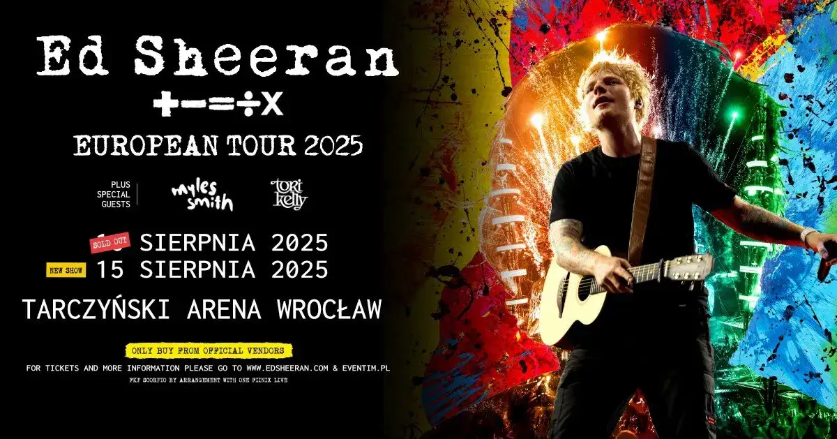 Zdjęcie Ile trwa koncert Eda Sheerana? Harmonogram i supporty