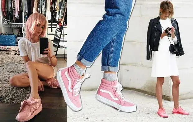 Zdjęcie R&oacute;żowe adidasy stylizacje &ndash; jak stworzyć modne i oryginalne outfity