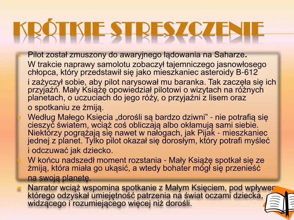 Zdjęcie "Mały Książę": Streszczenie krótkie i zrozumiałe