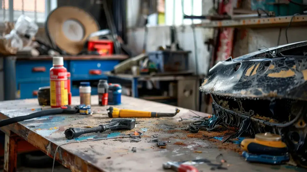 Zdjęcie Czym skleić zderzak plastikowy, aby naprawa była trwała i skuteczna