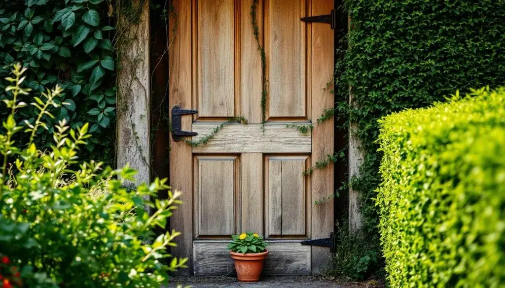 Zdjęcie Jak wykorzystać stare drzwi w ogrodzie: kreatywne pomysły na DIY