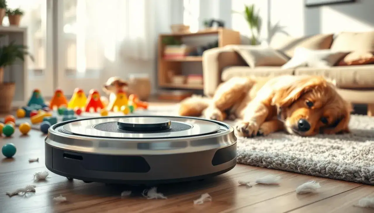 Zdjęcie Jaki robot sprzątający do sierści skutecznie usuwa włosy zwierząt?