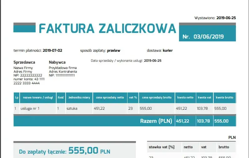 Zdjęcie Jak wystawić fakturę zaliczkową bez błędów i zgodnie z przepisami
