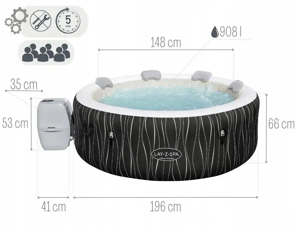 Zdjęcie Najlepsze modele Bestway spa: funkcje, opinie i porównania