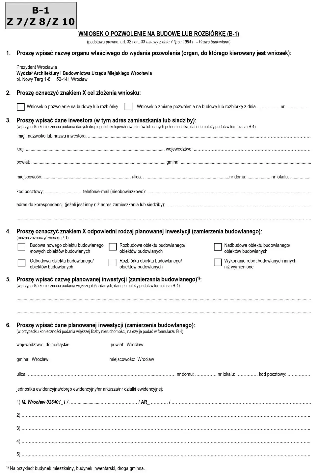 Zdjęcie Jak uniknąć błędów przy wypełnianiu wniosku o pozwolenie na budowę lub rozbiórkę – krok po kroku