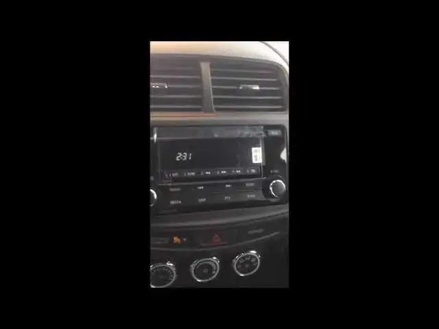 Mitsubishi ASX radio bluetooth pairing screen