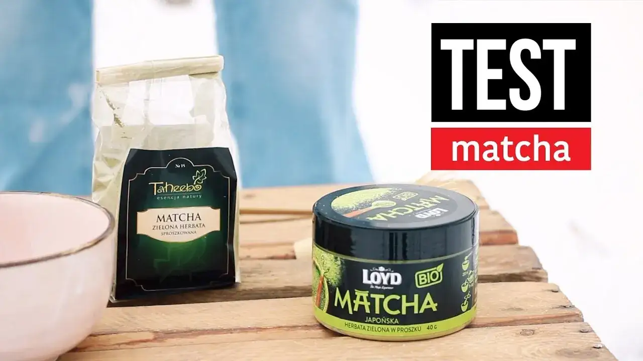 matcha w supermarkecie i herbaciarni