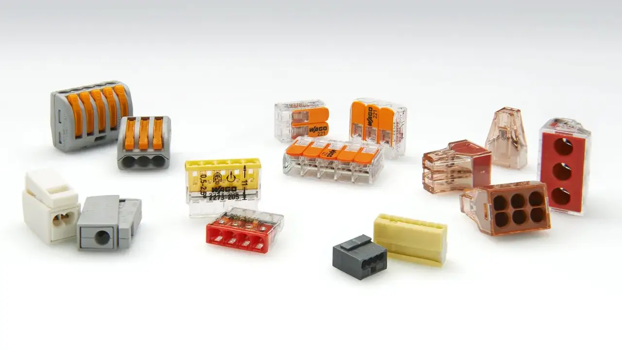 Rodzaje złączek WAGO 221 i 773 por&oacute;wnanie