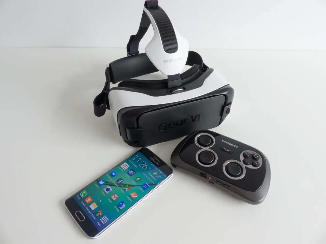 telefon w goglach VR