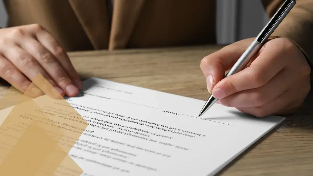 Osoba podpisująca umowę finansową