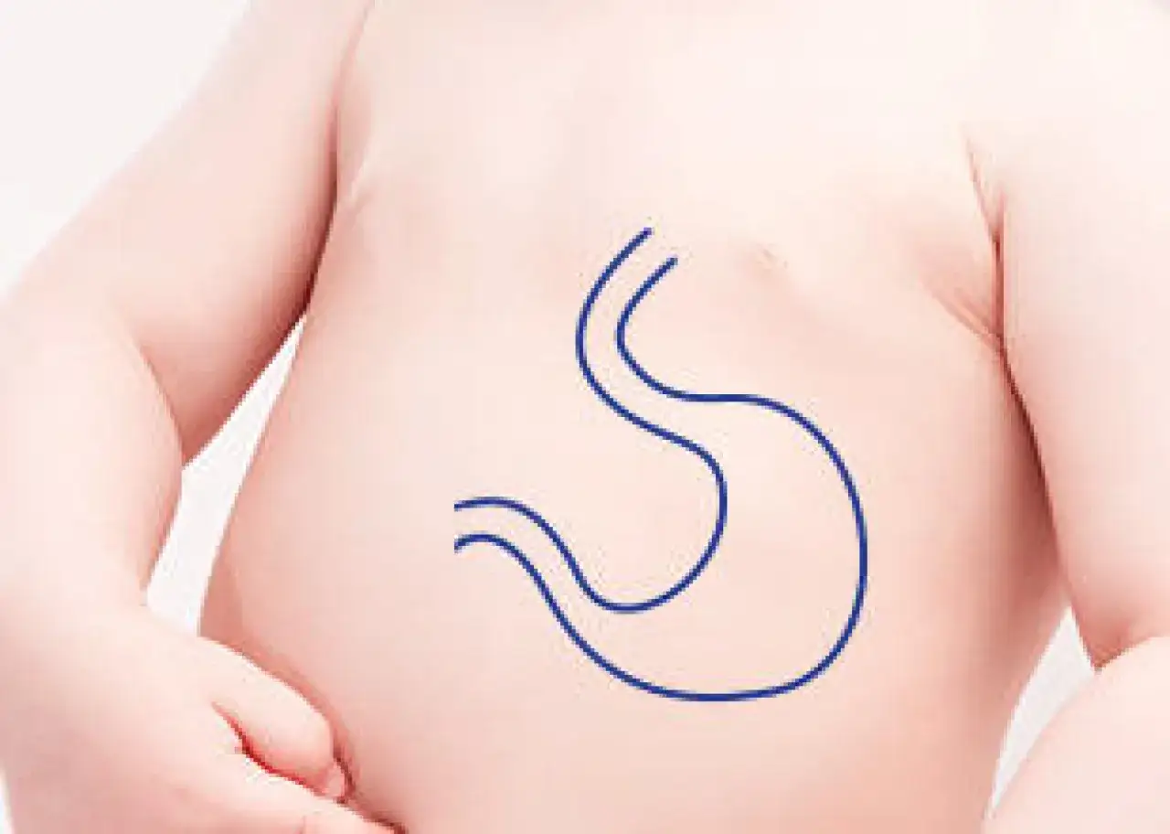 dojrzewanie układu pokarmowego niemowlęcia