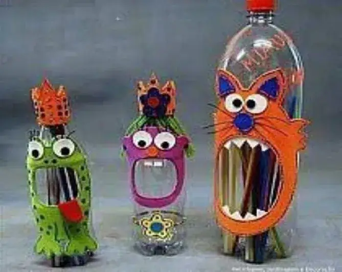 zabawki z butelek plastikowych dla dzieci DIY