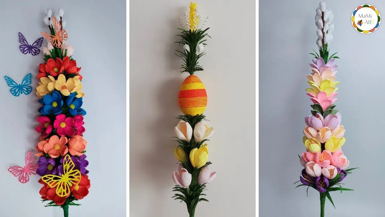 materiały na palmę wielkanocną diy