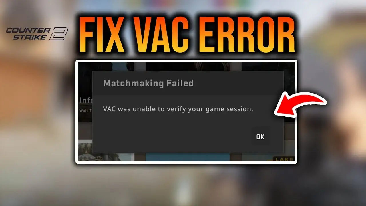 Błąd weryfikacji VAC Counter-Strike 2
