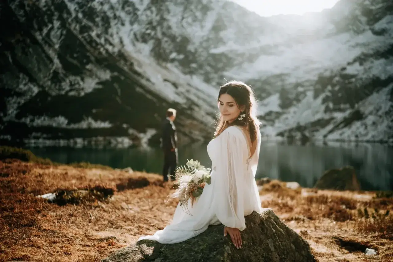 pozowanie w g&oacute;rach natura