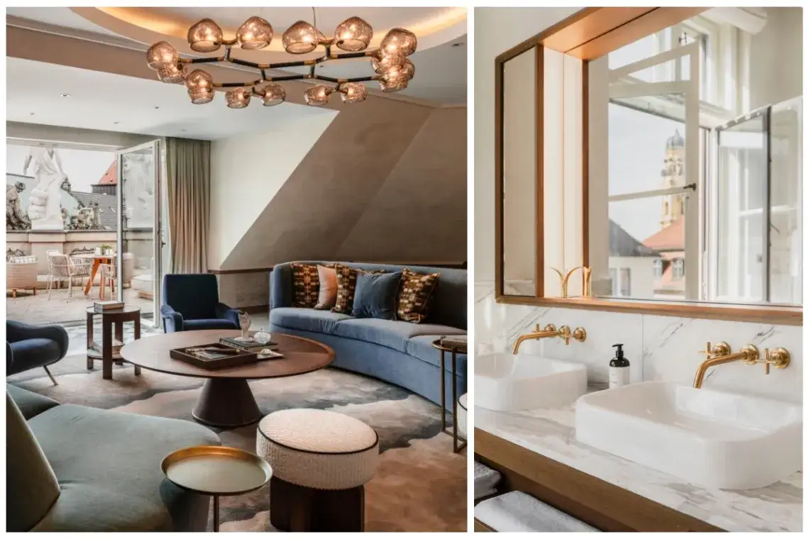 Luksusowe wnętrza hotelu 5 gwiazdkowego