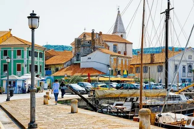 Izola Slovenia fishing village port