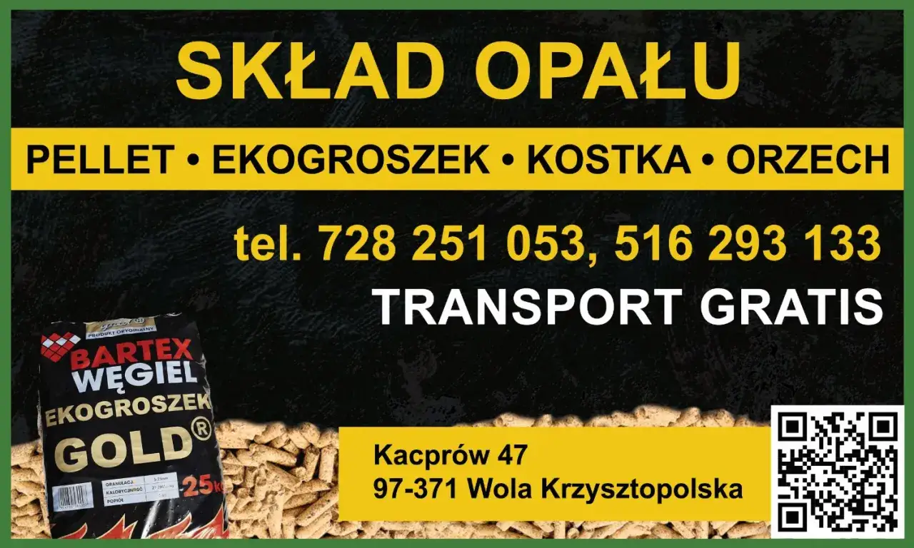 Skład opału oferuje ekogroszek, pellet i inne paliwa. Czy samorządy będą sprzedawać ekogroszek? Zadzwoń: 728 251 053. Transport gratis.