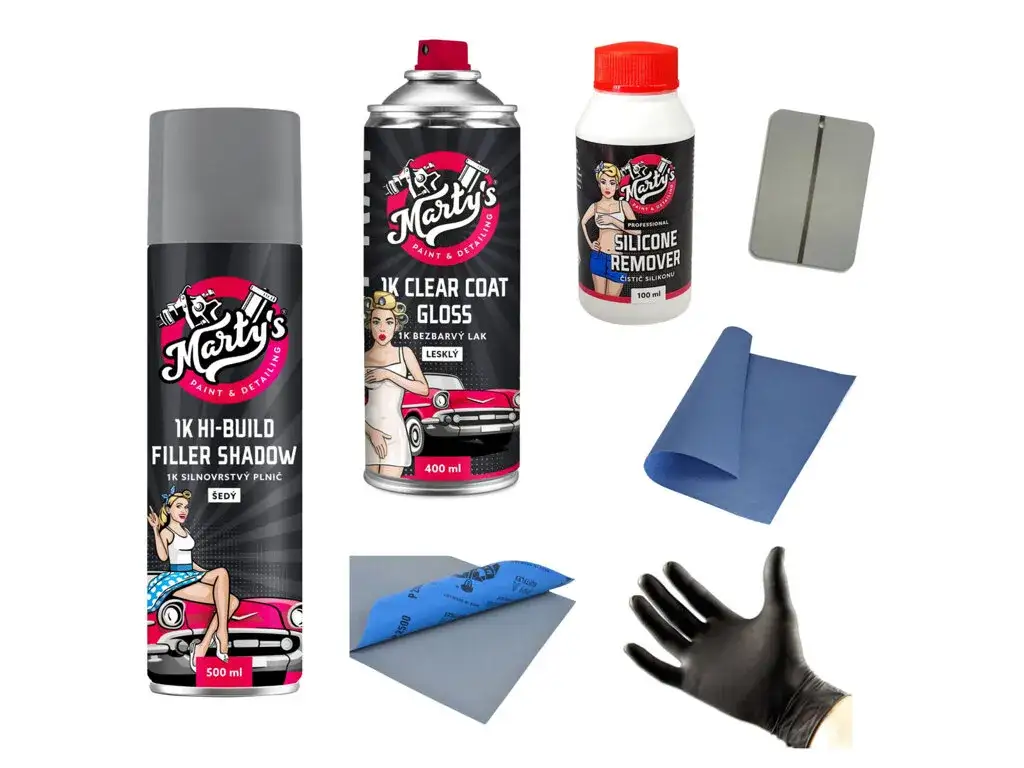zestaw do lakierowania samochodu sprayem
