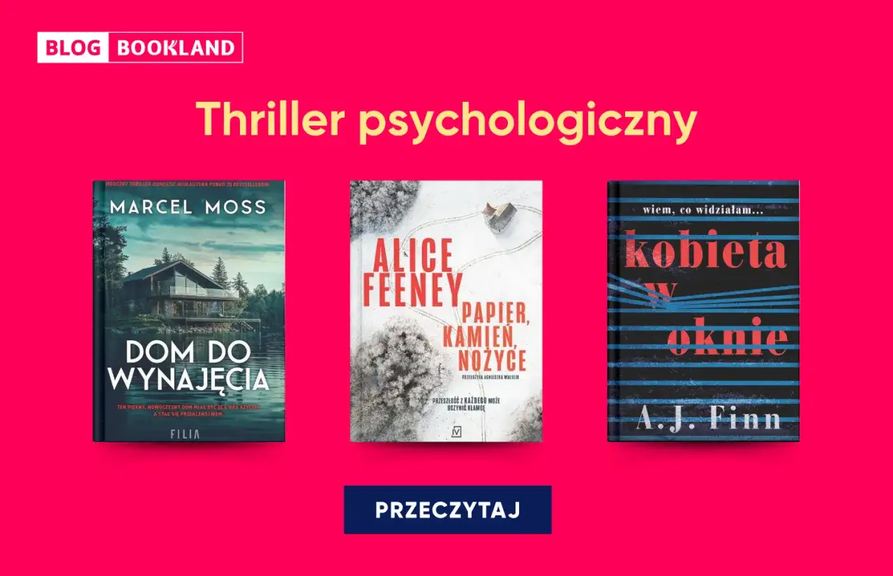 najlepsze książki thrillery okładki
