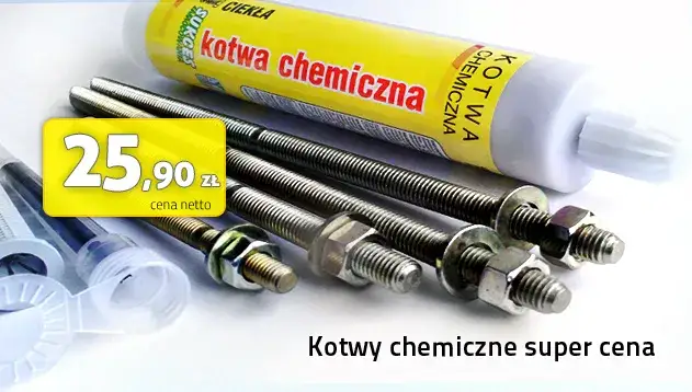 Akcesoria do montażu kotwy chemicznej