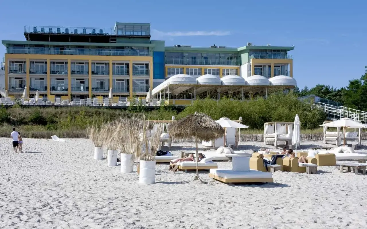 P&oacute;łwysep Helski noclegi plaża