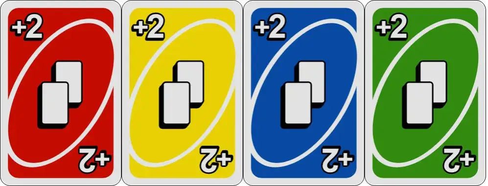 Karty UNO +2 i +4