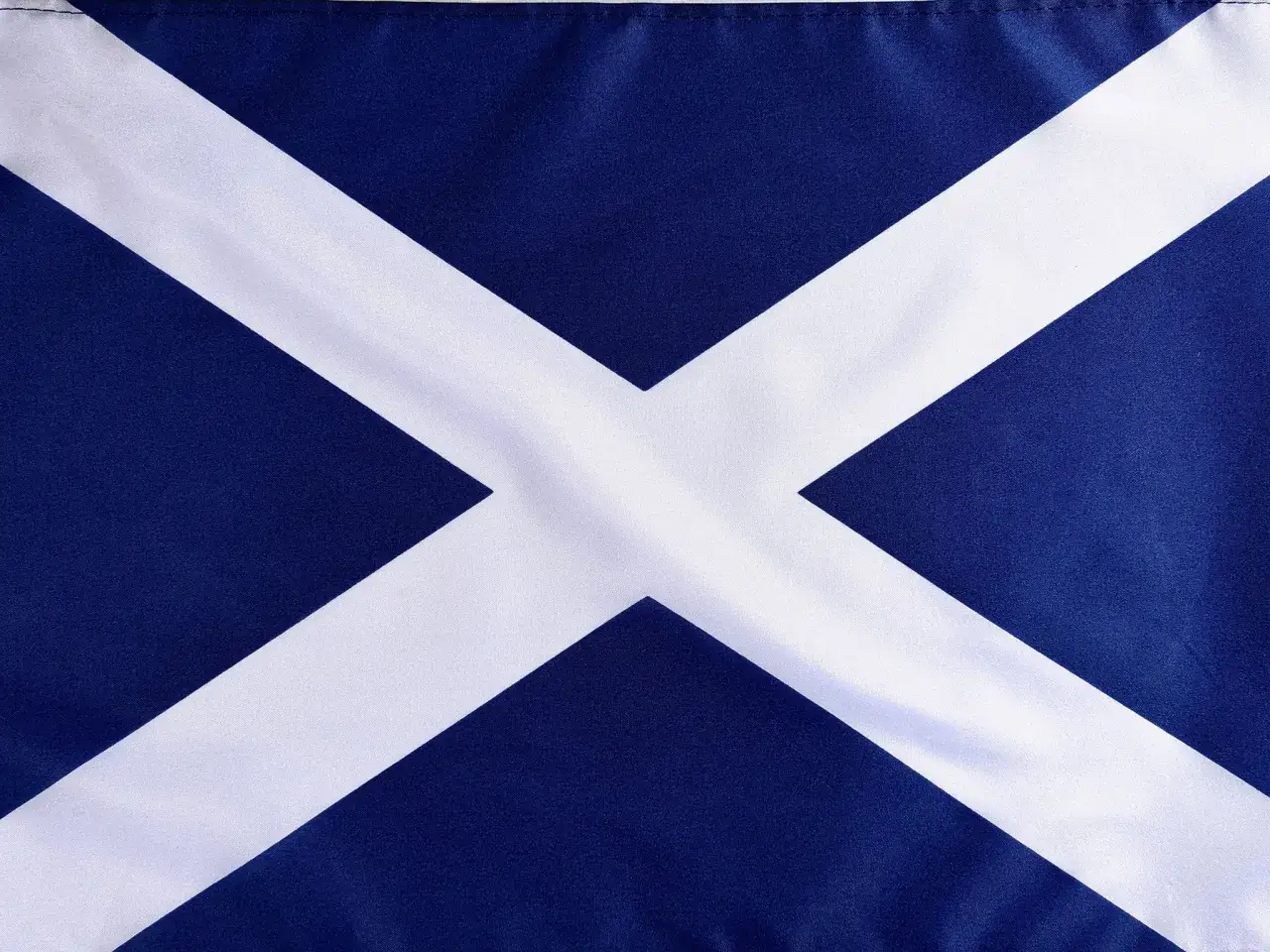 Flaga Szkocji Saltire
