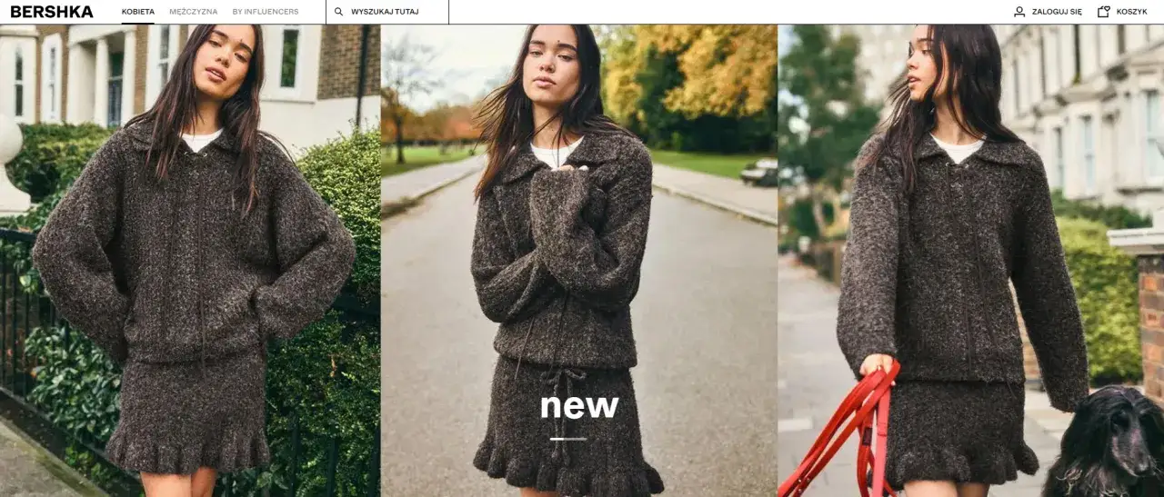 Młodzi ludzie w stylu Bershka