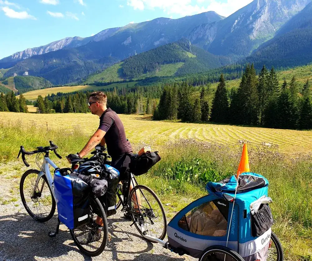 rodzinna wycieczka rowerowa Szlak Wok&oacute;ł Tatr