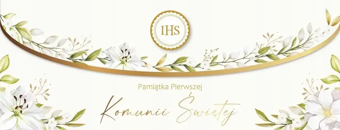 elegancka koperta z pieniędzmi na prezent komunijny