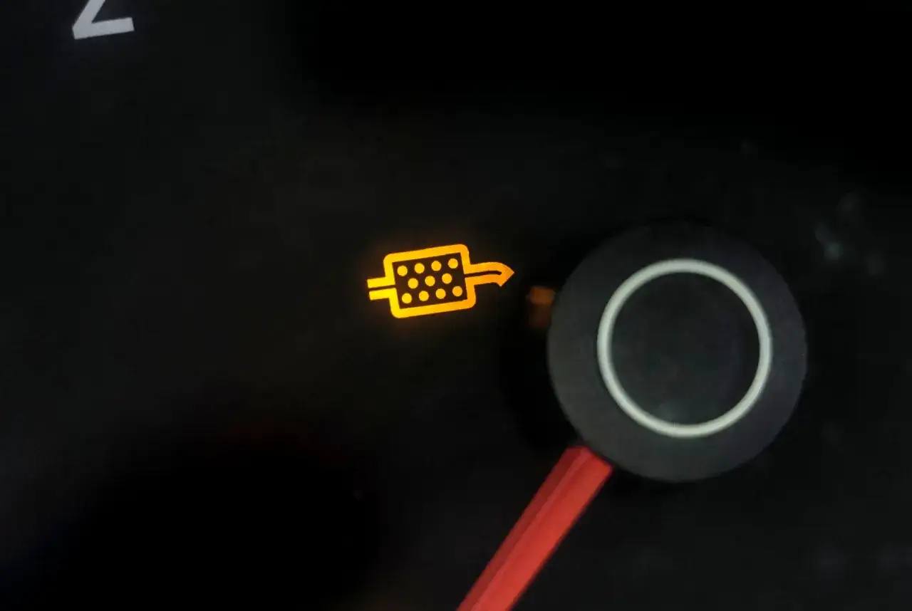 kontrolka DPF na desce rozdzielczej