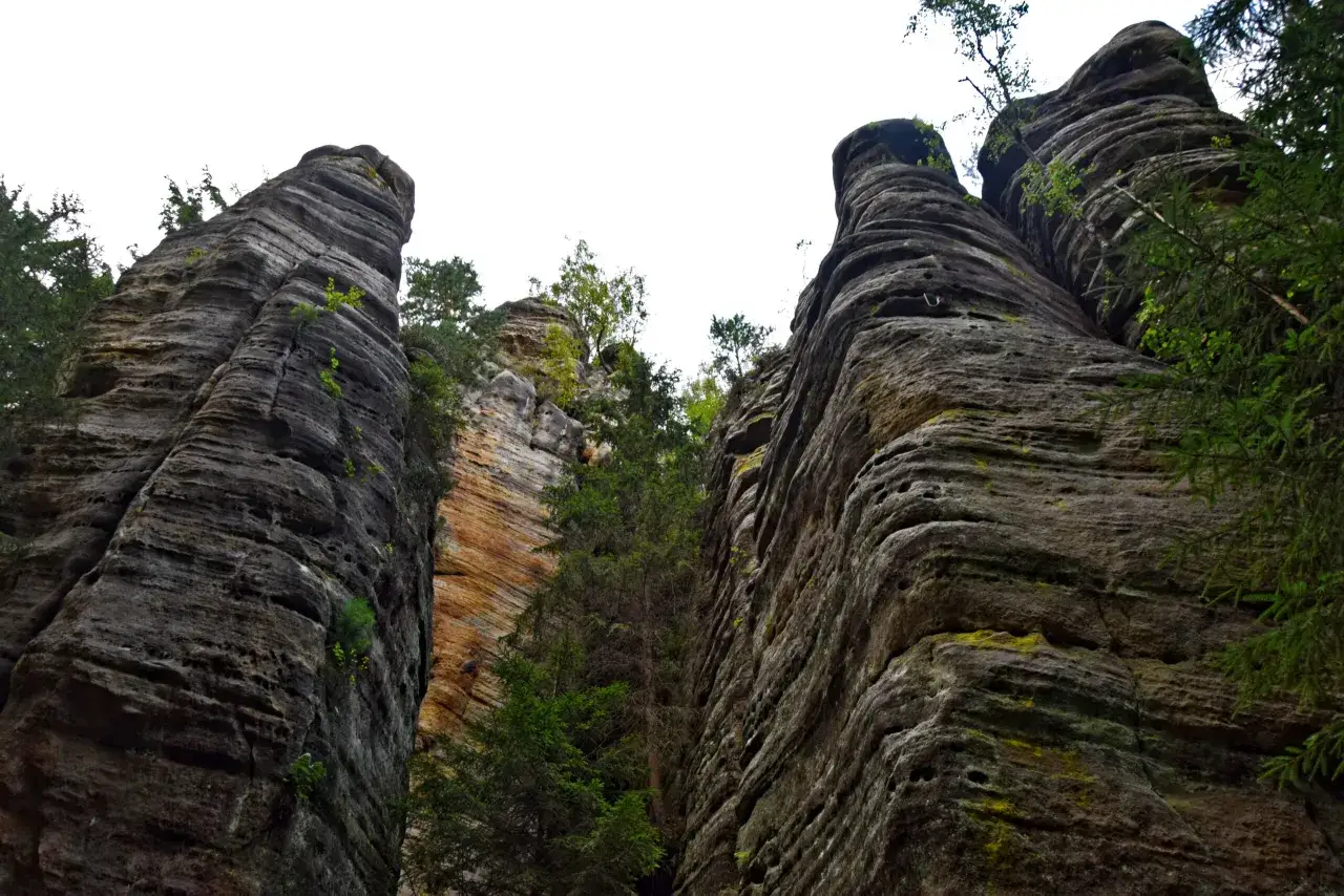 Adrszpach Skały Teplickie widoki