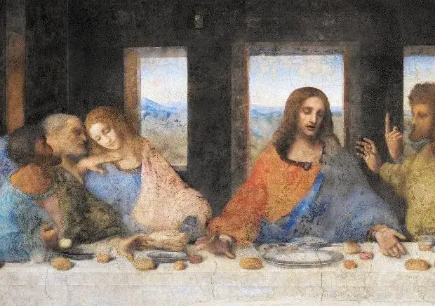 Ostatnia Wieczerza Leonardo da Vinci Maria Magdalena