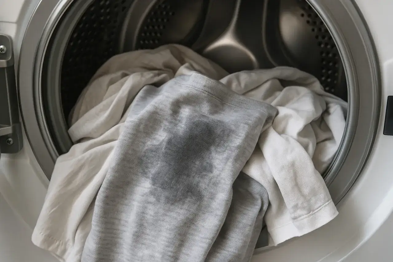 Brudne ubrania w pralce. Zastanawiasz się, dlaczego pralka brudzi ubrania? Może to być wina zanieczyszczonego filtra lub bębna.