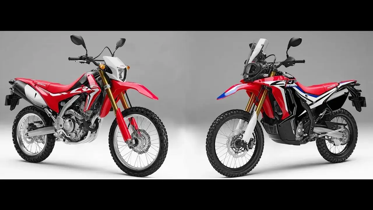 Honda CRF 250L i CRF 250 Rally obok siebie