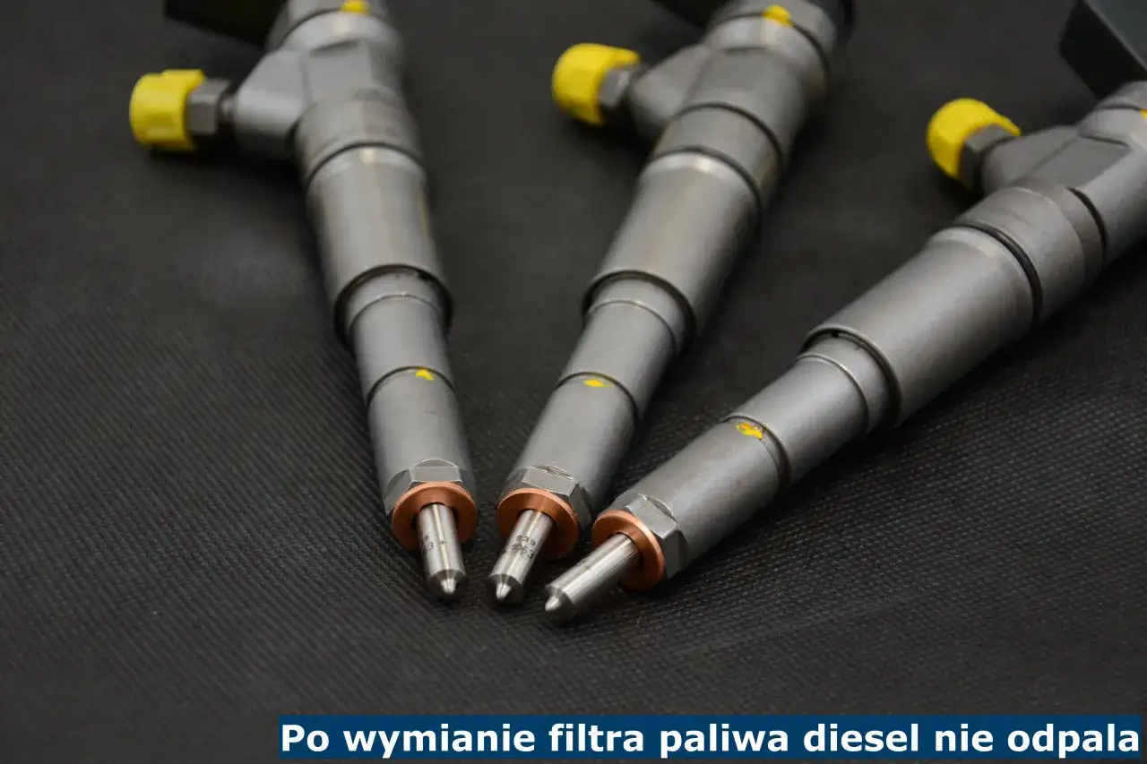 Wtryskiwacze diesla. Po wymianie filtra paliwa w dieslu, zapowietrzenie układu może być problemem.