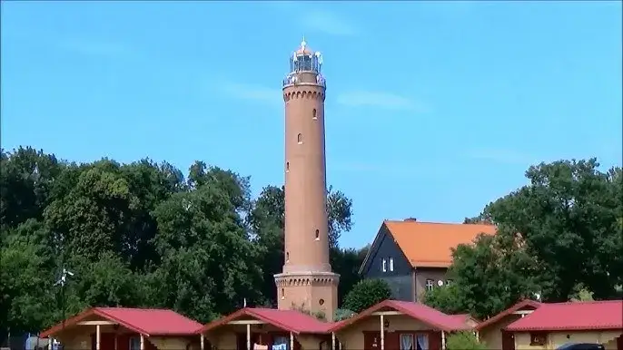 Latarnia morska Gąski widok panorama