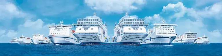 różne typy promów